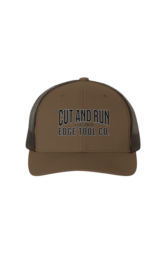 Cut and Run Black Mesh Retro Trucker Cap